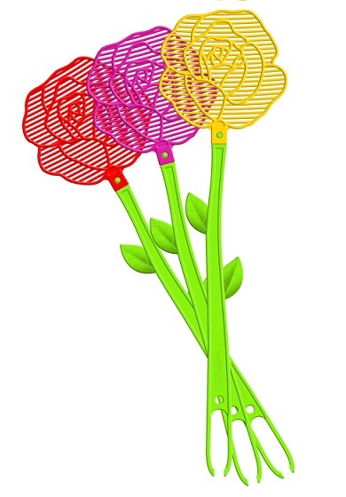 Plácačka na mouchy květina - Zahradní a sezónní produkty Nástrahy a lapače